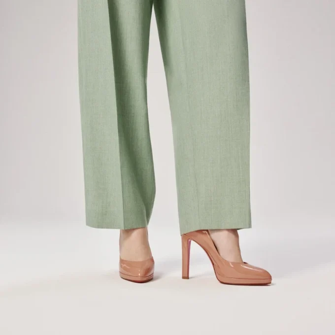 Fannylove Alta – 120 Mm Pumps – Patent Calf Leather – Blush – Women