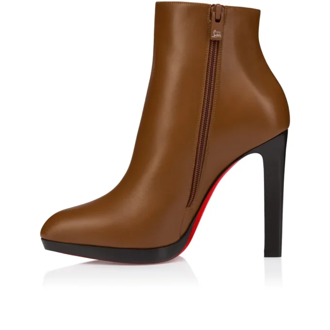 Fannylove Booty – 120 Mm Low Boots – Calf Leather – Cuoio – Women Fannylove Booty – 120 Mm Low Boots – Calf Leather – Cuoio – Women