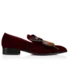 Farfajour – Loafers – Velvet – Burgundy – Men