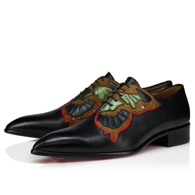 Farfaman – Oxfords – Calf Leather and Lamb Nappa Leather – Multicolor – Men