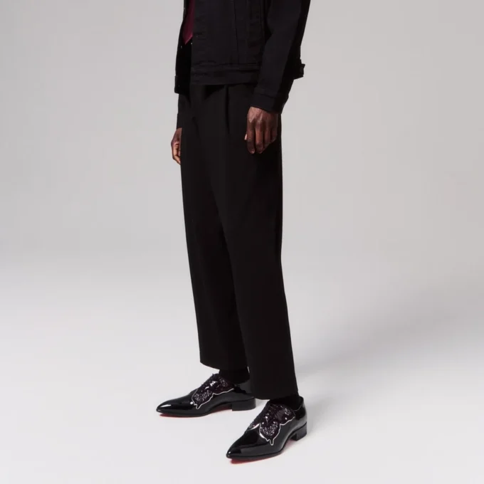 Farfarock – Oxfords – Patent Calf Leather and Veau Velours – Black – Men Farfarock – Oxfords – Patent Calf Leather and Veau Velours – Black – Men