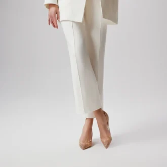 Follies Strass – 85 Mm Pumps – Mesh and Suede – Light Silk – Women