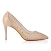Follies Strass – 85 Mm Pumps – Mesh and Suede – Light Silk – Women Follies Strass – 85 Mm Pumps – Mesh and Suede – Light Silk – Women