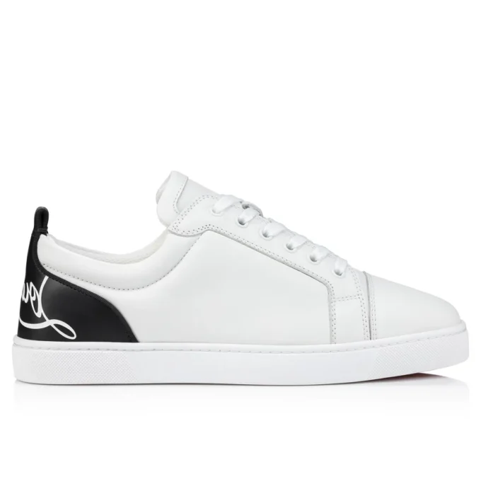 Fun Louis Junior – Sneakers – Smooth Calf Leather – White – Men