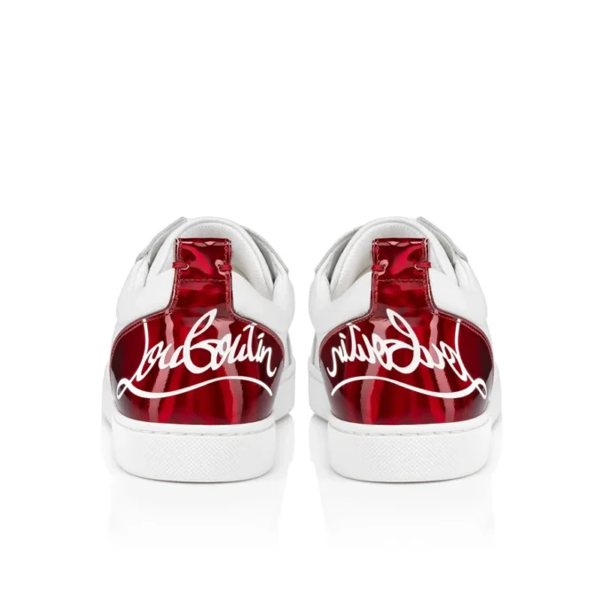 Fun Louise Junior – Sneakers – Calf Leather and Psychic Patent Leather – White – Women