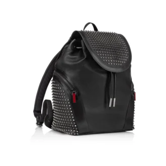 Funky – Backpack – Calf Leather and Spikes – Black