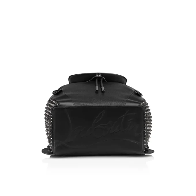 Funky – Backpack – Calf Leather and Spikes – Black