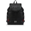 Funky – Backpack – Grained Calf Leather, Strass and Spikes – Black