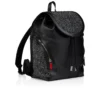 Funky – Backpack – Grained Calf Leather, Strass and Spikes – Black