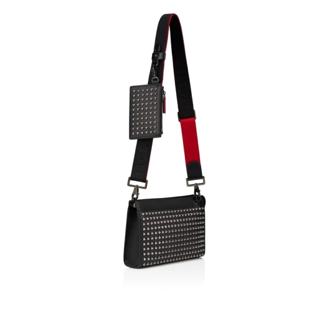 Funky – Crossbody Bag – Grained Calf Leather and Spikes – Black Funky – Crossbody Bag – Grained Calf Leather and Spikes – Black