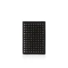Funky – Passport Holder – Grained Calf Leather and Spikes – Black