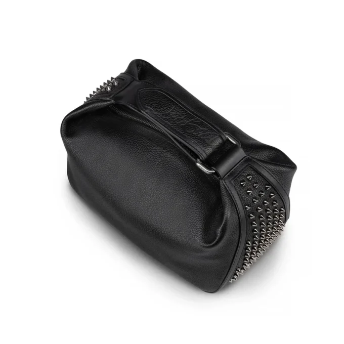 Funky – Pouch – Calf Leather and Spikes – Black