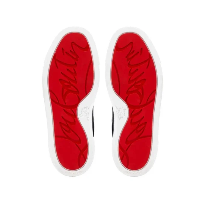 Funnyto – Low-Top Sneakers – Calf Leather – Navy – Kids