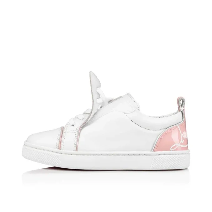 Funnyto – Low-Top Sneakers – Calf Leather – Rosy – Kids