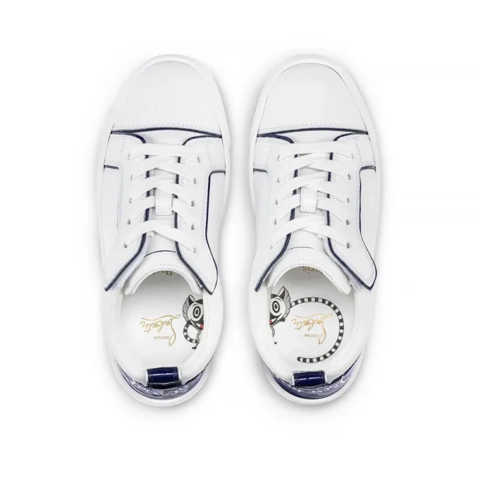 Funnyto – Sneakers – Calf Leather and Patent Calf Leather – Bianco – Kids Funnyto – Sneakers – Calf Leather and Patent Calf Leather – Bianco – Kids