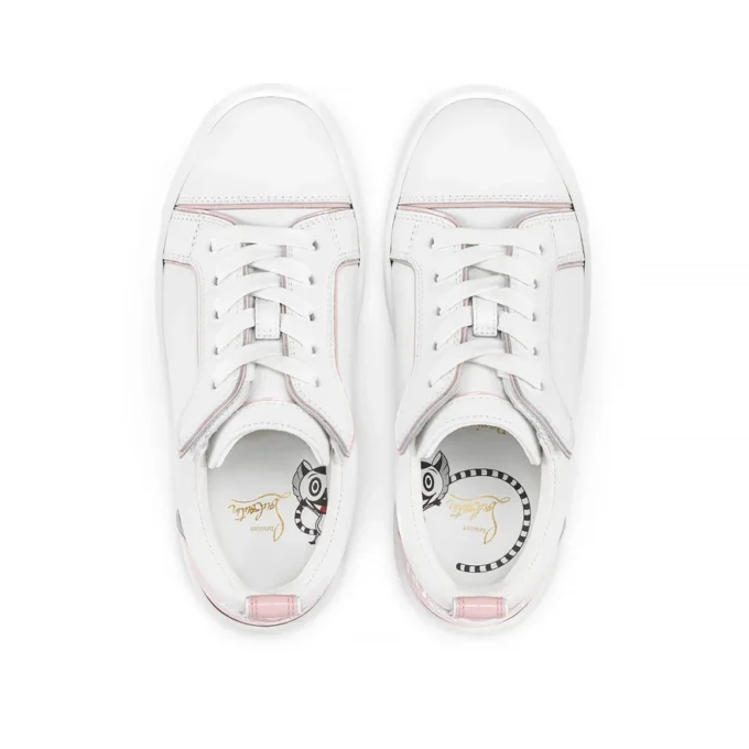 Funnyto – Sneakers – Calf Leather and Patent Calf Leather – Rosy – Kids