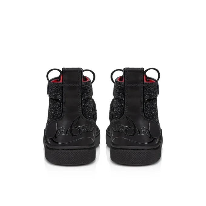 Funnytopi Black Veau Velours – Shoes – Kids Unisex