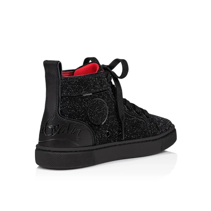 Funnytopi Black Veau Velours – Shoes – Kids Unisex