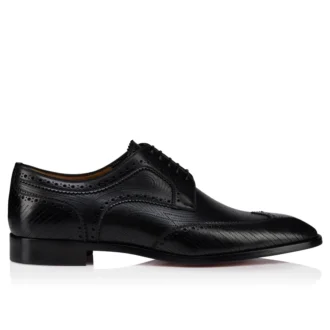 Grave Derby – Derbies – Calf Leather – Black – Men