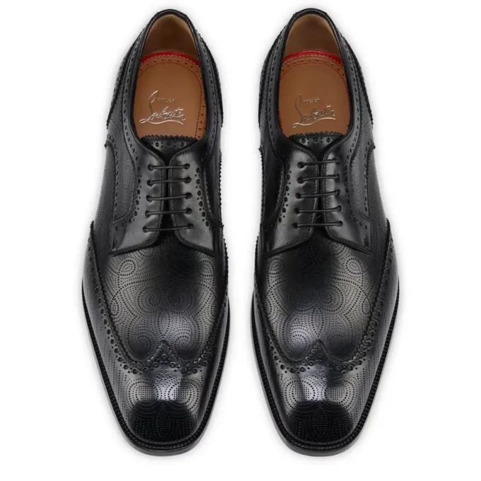 Grave Derby – Derbies – Calf Leather – Black – Men