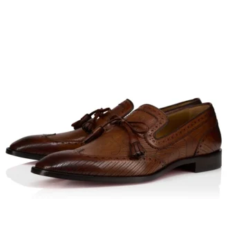 Grave Moc – Loafers – Patinated Calf Leather – Havane – Men