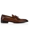 Grave Moc – Loafers – Patinated Calf Leather – Havane – Men Grave Moc – Loafers – Patinated Calf Leather – Havane – Men