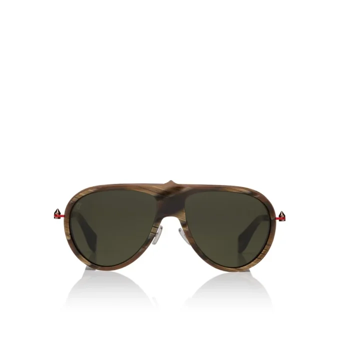 Greggo Lb0004 – Sunglasses – Metal – Brown Horn
