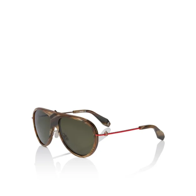 Greggo Lb0004 – Sunglasses – Metal – Brown Horn