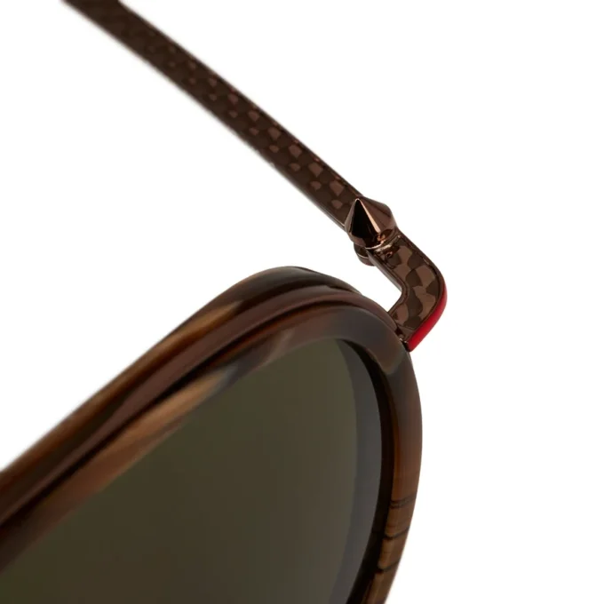 Greggo Lb0004 – Sunglasses – Metal – Brown Horn