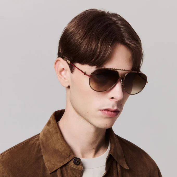 Greggo Lb0029 – Sunglasses – Metal – Dark Bronze