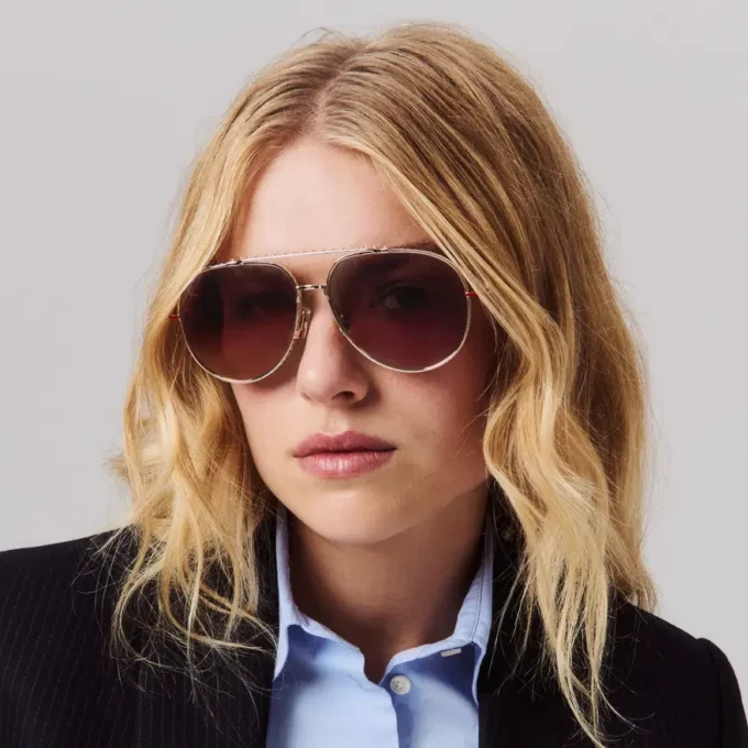 Greggo Lb0029 – Sunglasses – Metal – Gold Smoke Greggo Lb0029 – Sunglasses – Metal – Gold Smoke