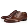 Greggo – Oxfords – Patinated Calf Leather – Havane – Men