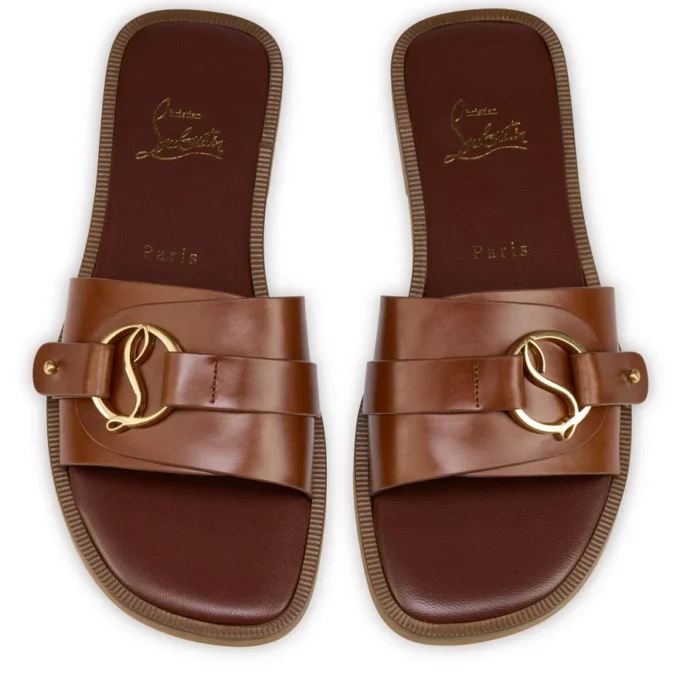 Her in Roma Mule – Mules – Calf Leather – Dark Carmine – Women