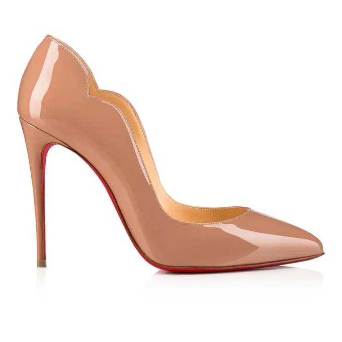 Hot Chick – 100 Mm Pumps – Patent Calf Leather – Blush – Women