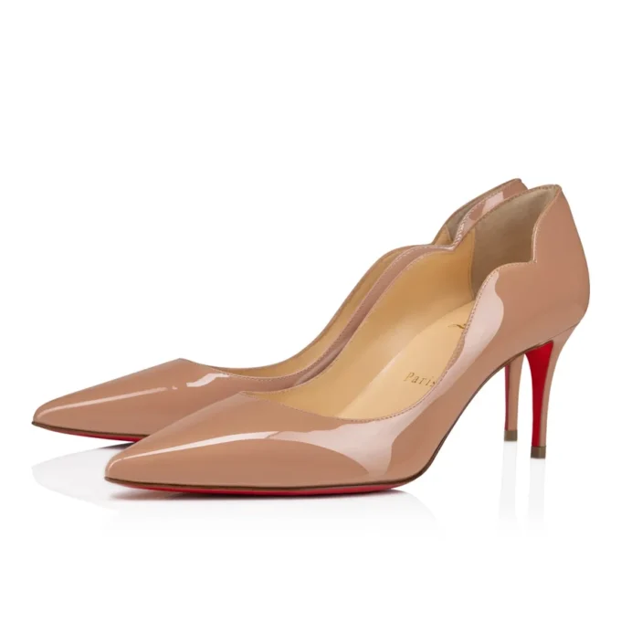Hot Chick – 70 Mm Pumps – Patent Calf Leather – Blush – Women