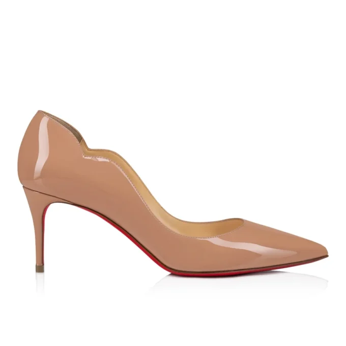 Hot Chick – 70 Mm Pumps – Patent Calf Leather – Blush – Women