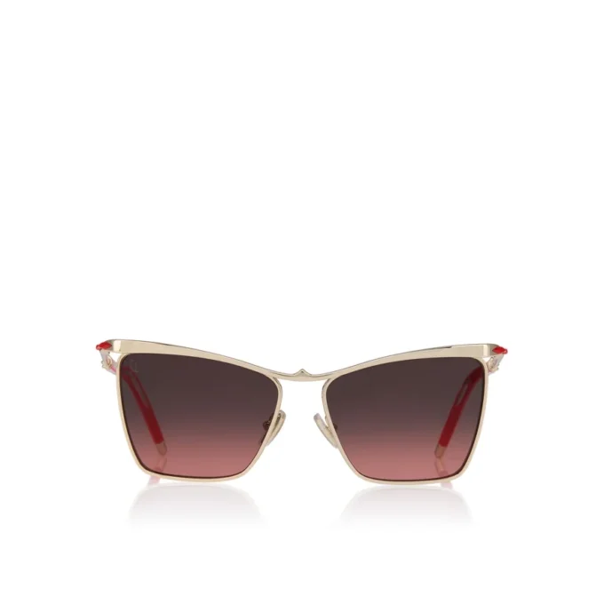 Hot Chick Lb0020 – Sunglasses – Metal – Gold Smoke