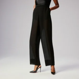 Hot Chick Sling – 100 Mm Slingback Pumps – Patent Calf Leather – Black – Women