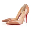 Iriza – 100 Mm Pumps – Patent Calf Leather – Blush – Women