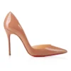 Iriza – 100 Mm Pumps – Patent Calf Leather – Blush – Women