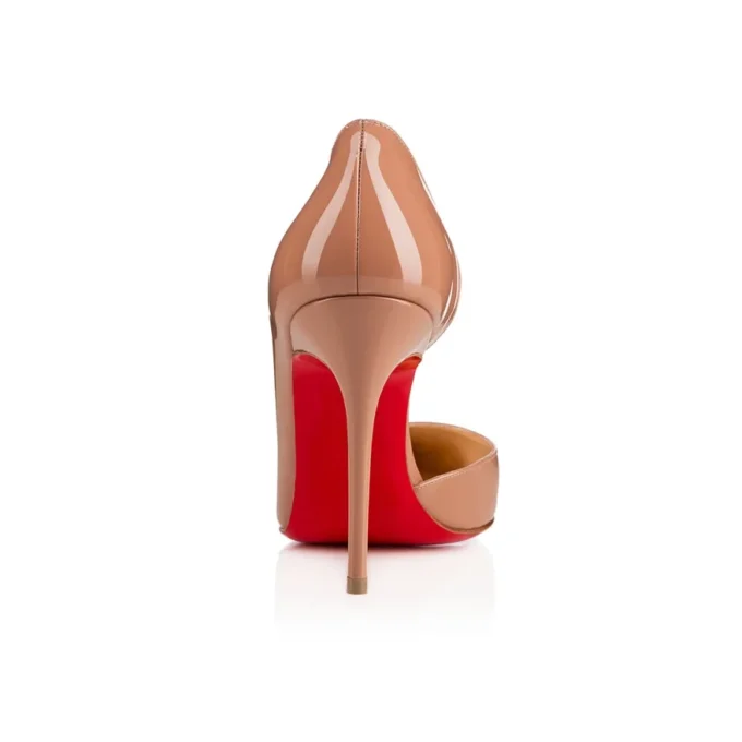Iriza – 100 Mm Pumps – Patent Calf Leather – Blush – Women