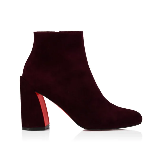 Jane Booty – 85 Mm Low Boots – Veau Velours – Amara – Women Jane Booty – 85 Mm Low Boots – Veau Velours – Amara – Women