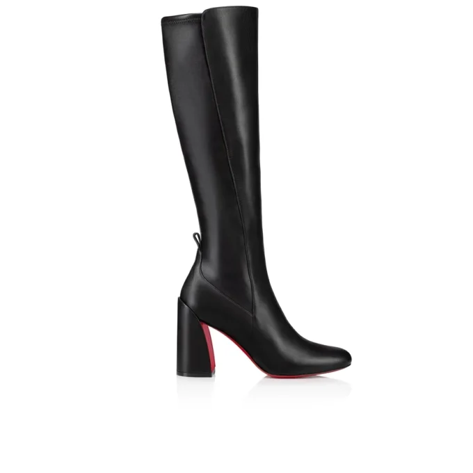 Jane Botta – 85 Mm Boots – Calf Leather and Nappa Leather – Black – Women