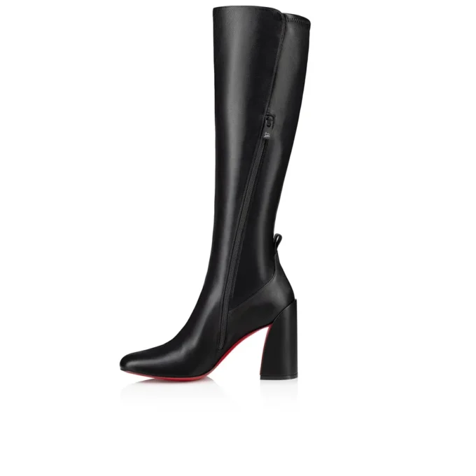 Jane Botta – 85 Mm Boots – Calf Leather and Nappa Leather – Black – Women