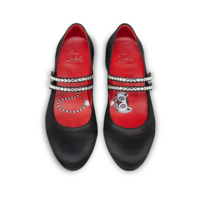 Jane Fille – Ballerinas – Crepe Satin – Black – Kids Jane Fille – Ballerinas – Crepe Satin – Black – Kids