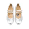 Jane Fille – Ballerinas – Laminated Nappa Leather – Silver – Kids