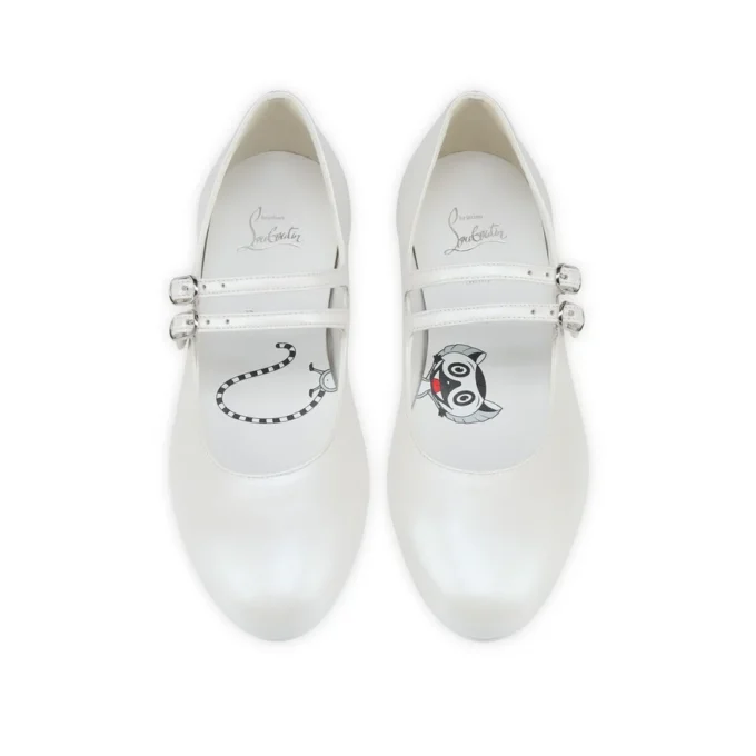 Jane Fille – Ballerinas – Pearlescent Nappa Leather – Bianco – Kids Jane Fille – Ballerinas – Pearlescent Nappa Leather – Bianco – Kids