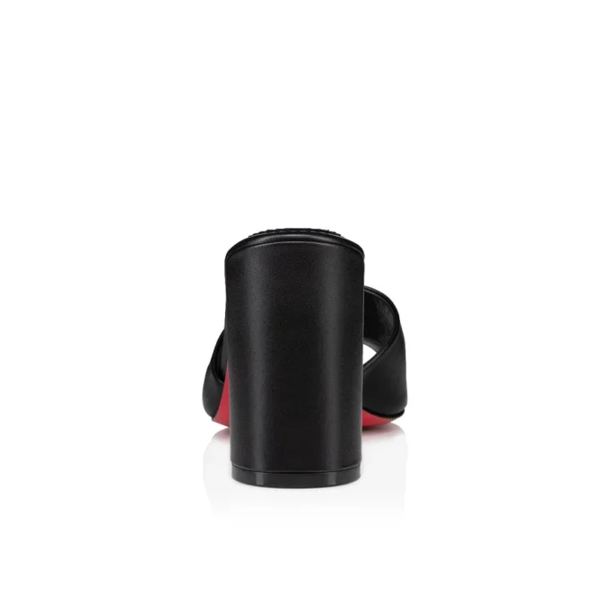 Jane Mule – 85Mm Mules – Lamb Nappa Leather – Black – Women Jane Mule – 85Mm Mules – Lamb Nappa Leather – Black – Women