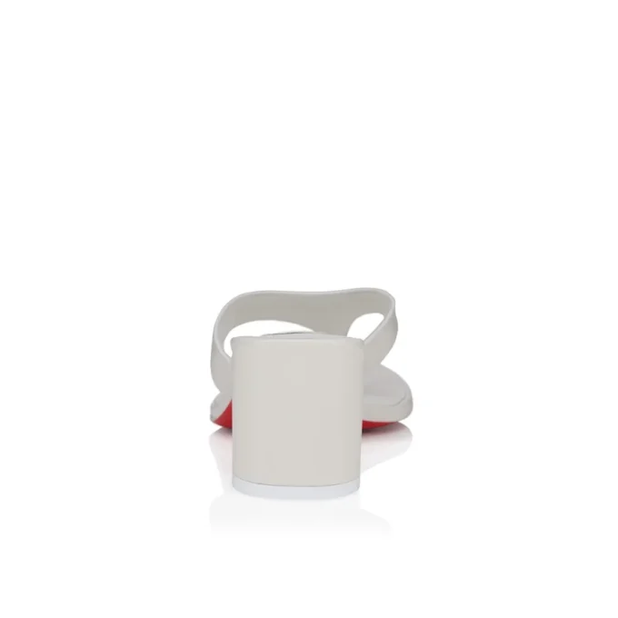 Janetonga – 55 Mm Thongs – Lamb Nappa Leather – Bianco – Women