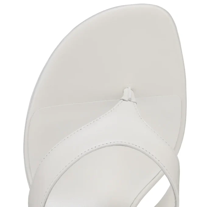 Janetonga – 55 Mm Thongs – Lamb Nappa Leather – Bianco – Women